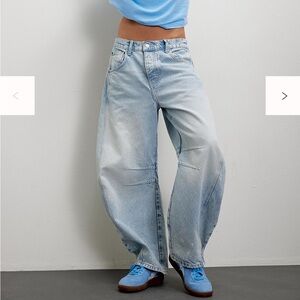 Free People Sky Blue Flare Jeans